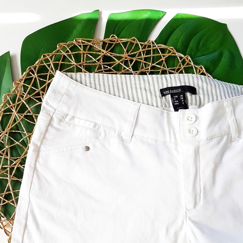 MANGO MNG White Skinny Pants